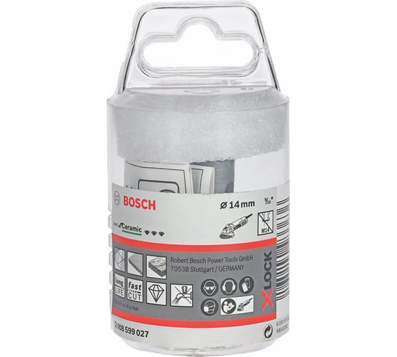 Алмазная коронка Dry Speed X-LOCK 14 мм Bosch 2608599027