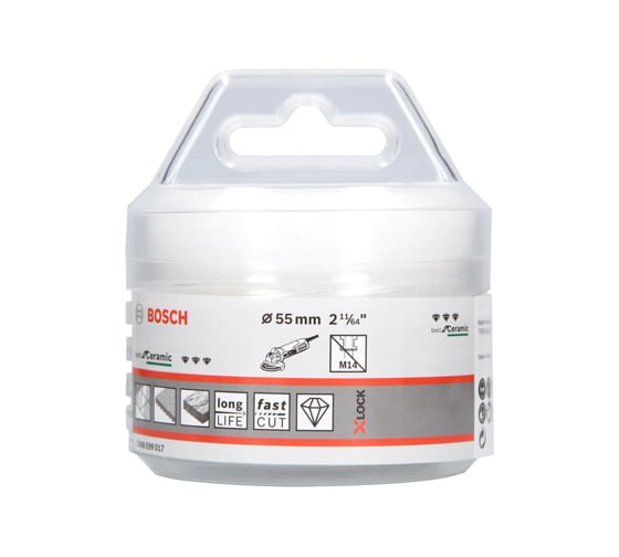 Алмазная коронка Dry Speed X-LOCK 55 мм Bosch 2608599017
