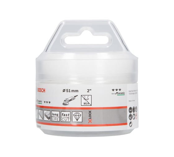 Алмазная коронка Dry Speed X-LOCK 51 мм Bosch 2608599016