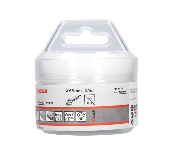 Алмазная коронка Dry Speed X-LOCK 65 мм Bosch 2608599020