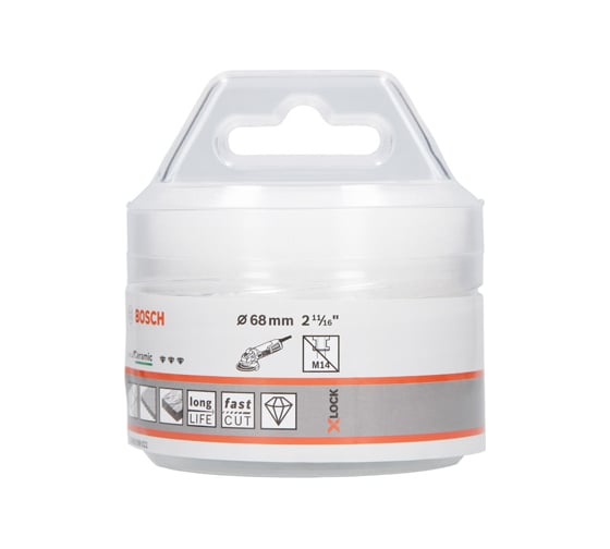 Алмазная коронка Dry Speed X-LOCK 68 мм Bosch 2608599022