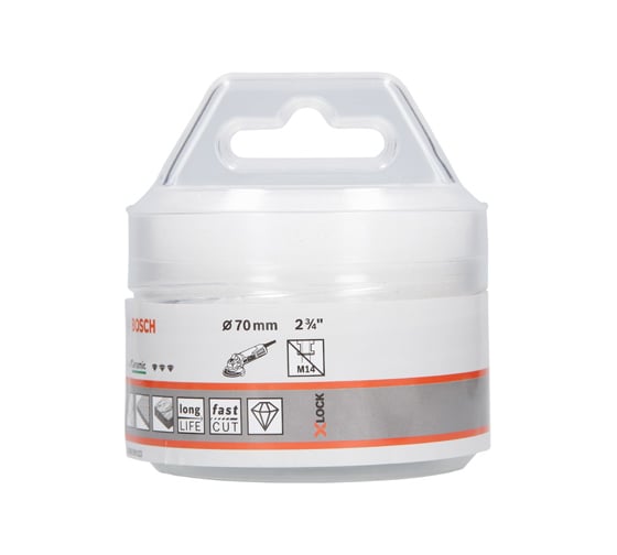 Алмазная коронка Dry Speed X-LOCK 70 мм Bosch 2608599023