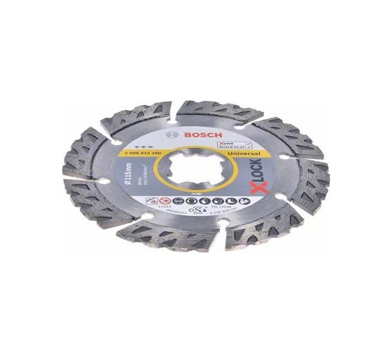 Диск алмазный X-LOCK Best for Universal (115x22.23x2.2x12 мм) Bosch 2608615160