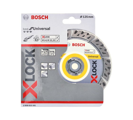 Диск алмазный Best for Hard Ceramic X-LOCK (125х22.2 мм) Bosch 2608615161