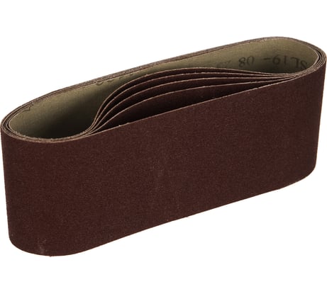 Лента абразивная бесконечная (5 шт; 75х457 мм; P120) КЕДР 54723