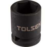 Головка торцевая ударная шестигранная 16 мм, 1/2"DR TOLSEN 18216