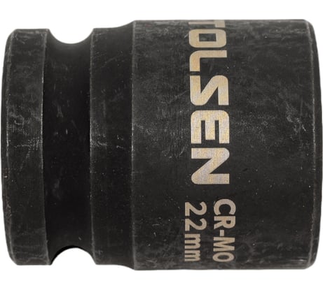 Головка торцевая ударная шестигранная 22 мм, 1/2"DR TOLSEN 18222