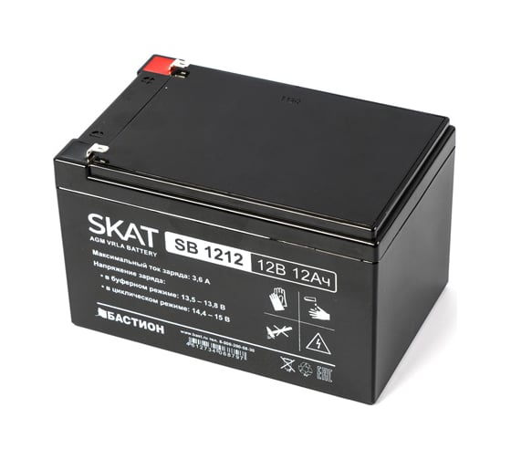 Аккумулятор свинцово-кислотный SKAT SB 1212 Бастион 2535