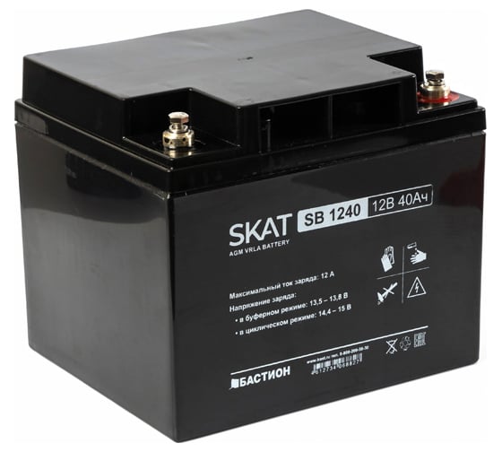 Аккумулятор свинцово-кислотный SKAT SB 1226 Бастион 2537