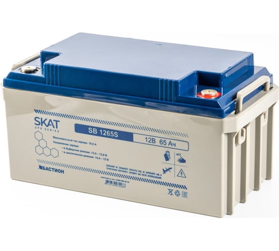 Аккумулятор свинцово-кислотный SKAT SB 1265S Бастион 8972