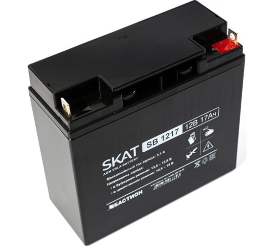 Аккумулятор свинцово-кислотный SKAT SB 1217 Бастион 2536