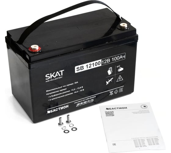 Аккумулятор свинцово-кислотный SKAT SB 12100 Бастион 2542