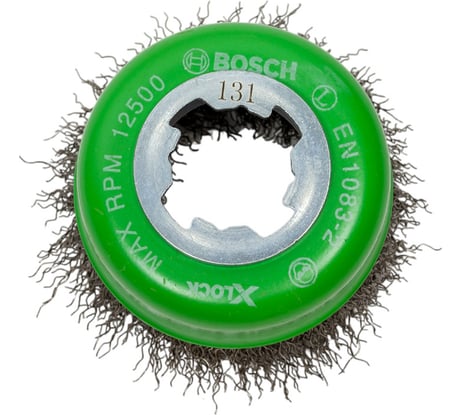 Щетка чашечная витая X-LOCK (75 мм; INOX СТАЛЬ; 0.3 мм) Bosch 2608620728