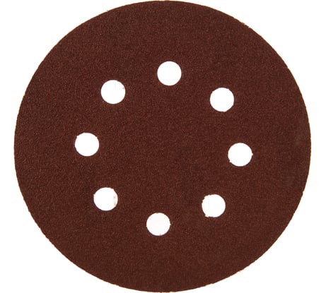 Круг абразивный шлифовальный (5 шт; 125 мм; P 120; 8 отв) КЕДР 54678