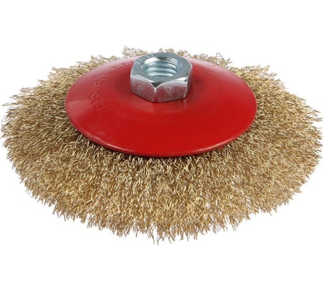 Щетка металлическая тарелка 125 мм, М14 для УШМ ЛОМ 2767966