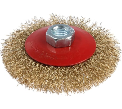 Щетка металлическая тарелка 100 мм, М14 для УШМ ЛОМ 2767964
