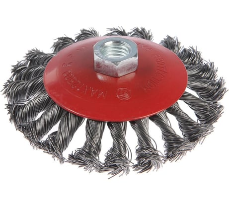Щетка металлическая крученая проволока, тарелка 115 мм, М14 для УШМ ЛОМ 2768015