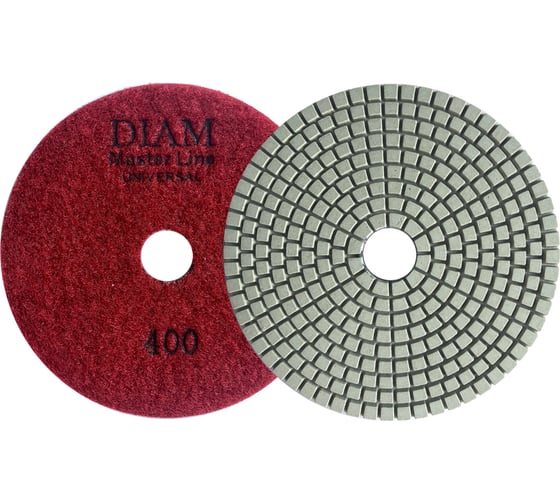Круг алмазный гибкий шлифовальный АГШК Master Line Universal №400 (125х2.5 мм) DIAM 000646