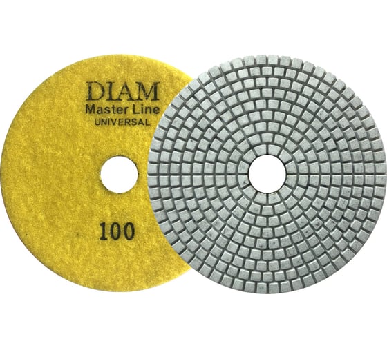 Круг алмазный гибкий шлифовальный АГШК Master Line Universal №100 (125х2.5 мм) DIAM 000644