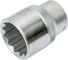 Головка 12-гранная, короткая, 3/8", 17 мм FORCE 53917 1