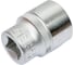Головка 12-гранная, короткая, 3/8", 17 мм FORCE 53917 2
