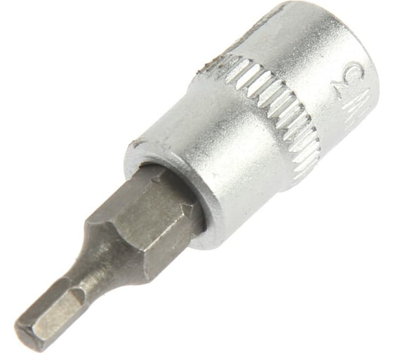 Головка с битой CrV, H3, 1/4"DR ТУНДРА 1123583 1