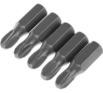 Биты намагниченные, сталь CrV, PH3x25 мм, 5 шт ТУНДРА 2270955