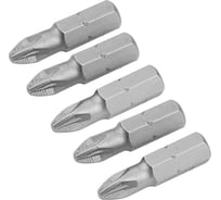 Набор вставок бит торцевых 1/4", Pozidriv, PZ2, 25 мм, 5 шт TOLSEN 20273