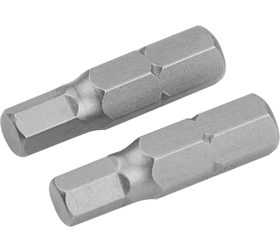 Набор вставок бит торцевых 1/4", Hex4, 25 мм, 2 шт TOLSEN 20234 1