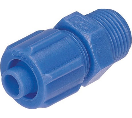 Фитинг механический прямой пластиковый химически стойкий 6 мм-1/4" М CDC Pneumatics CK 0602