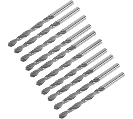 Сверло по металлу ц/х 6x95 мм,10 шт, HSS ТУНДРА 1119674