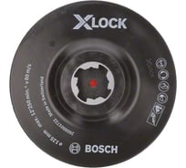 Тарелка опорная X-LOCK на липучке 125 мм Bosch 2608601722