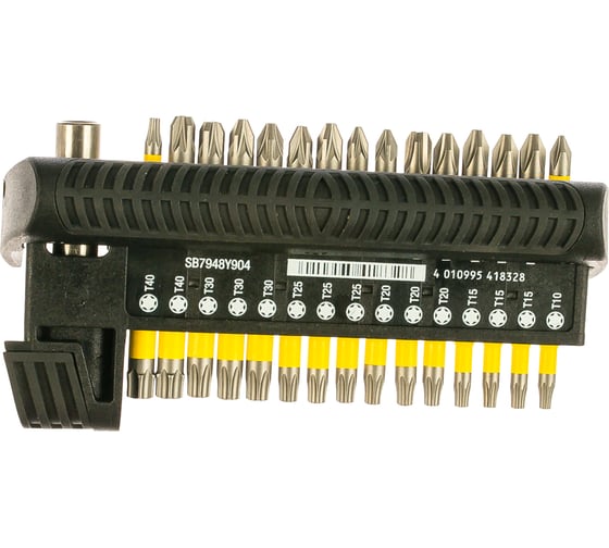 Набор бит, органайзер XLSelector Y-Bit 25, PH/PZ/TORX/Битодержатель, 31 шт. WIHA 41832