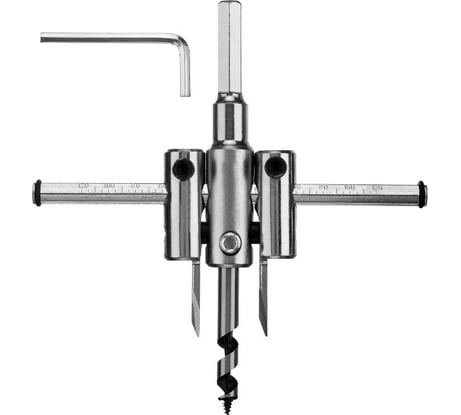 Сверло-балеринка МАСТЕР по дереву (двухрезцовое, 40-120 мм, глубина 30 мм) Зубр 29440-120