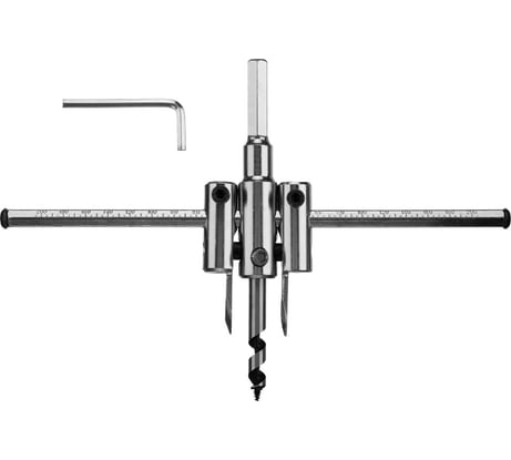 Сверло-балеринка МАСТЕР по дереву (двухрезцовое, 40-200 мм, глубина 30 мм) Зубр 29440-200
