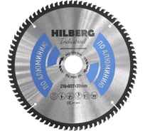Диск пильный Industrial Алюминий (216x30 мм; 80Т) Hilberg HA216