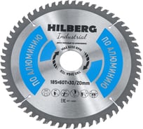Диск пильный Industrial Алюминий (185x30/20 мм; 60Т) Hilberg HA185