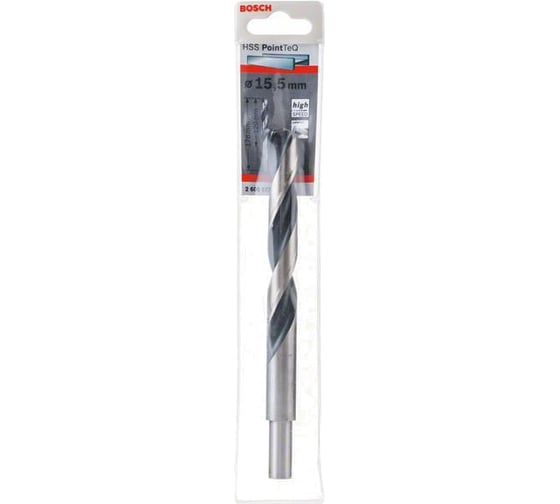 Сверло спиральное по металлу PointTeQ (15.5х120х178 мм; хвостовик 12 мм) Bosch 2608577309