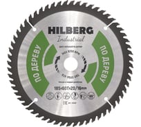 Диск пильный Industrial Дерево (185x20/16 мм; 60Т) Hilberg HW187