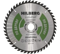 Диск пильный Industrial Дерево (250x30 мм; 48Т) Hilberg HW251