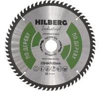 Диск пильный Hilberg Industrial Дерево 235x30x64Т HW237