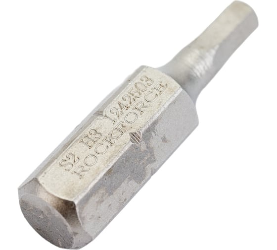 Вставка 1/4", Н3, 25 мм 6-гранная ROCKFORCE RF-1242503(3368)