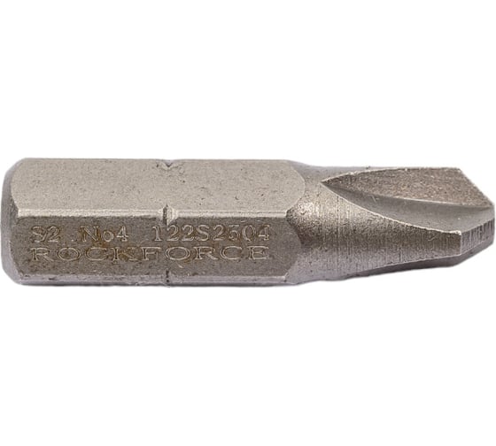 Вставка 1/4" 3-лучевая, №4, 25 мм Rockforce RF-122S2504(3364)