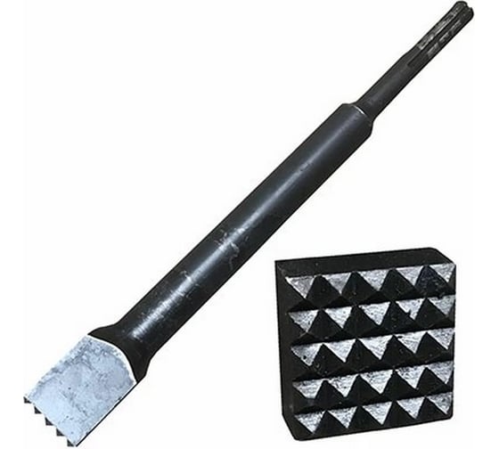 Бучарда квадратная (40x40х260 мм, SDS-max, 25 насечек, №8) Пневмо-Трейд БучКв40-40-260-25-8-SDS-MAX 1
