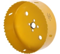 Коронка биметаллическая 127 мм, M16 с дополнительной фиксацией ТУНДРА 7351954