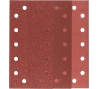 Шлифлисты по дереву и металлу (115х280 мм; К60/120/180; 10 шт.) Bosch 2609256B32