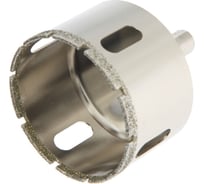 Сверло алмазное по стеклу и керамике, трехгранный хвостовик, 55x65 мм ТУНДРА 1935848