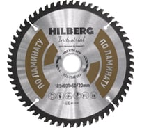 Диск пильный Industrial Ламинат (185x30/20 мм; 60Т) Hilberg HL185
