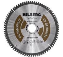Диск пильный Industrial Ламинат (216x30 мм; 80Т) Hilberg HL216