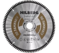 Диск пильный Industrial Ламинат (250x30 мм; 100Т) Hilberg HL250 15947956